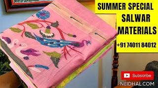 Latest Salwar Dress Material Designs | NEIDHAL.COM | WhatsApp +917401184012 | JUN 15#3794 screenshot 4