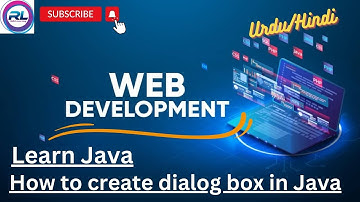 Programming, How to program, Learn Java & How to create Dialog Box in Java | lecture in Urdu/Hindi