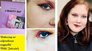 Unboxing en uitproberen oogpallet Nikki Tutorials