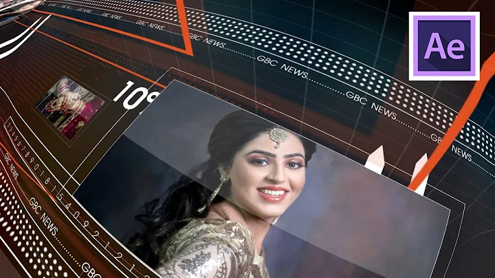 How to create simple Broadcast News Ident || After Effect Tutorial