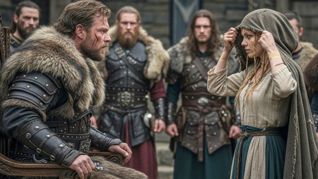 Re Alfa gigante fu costretto a sposare donna maledetta — Tolse il cappuccio e lui riconobbe l'odore