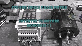 Inverter su Motore Monofase (VFD on Single phase Motor)