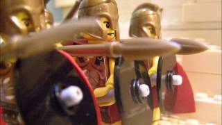 Lego 300: The First Battle(2494 years in the making. The first battle scene from the movie 300, featuring the Battle of Thermopylae. This video includes 20-frames-per-second fluid stop ..., 2014-01-18T19:44:16.000Z)