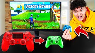 Every time i die i CHANGE to a SMALLER Controller in Fortnite