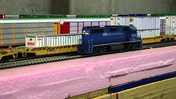 Custom Weathered Atlas GP38-2 GMTX #2616 with Tsunami Sound and Ditch Lights