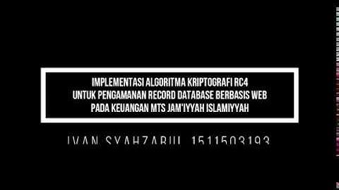 Tugas Akhir Ivan Syahzarul 1511503193