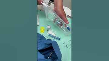 Ever wondered! How a Combined Spinal & Epidural kit looks like ? #anatomy #epidural #anesthesia