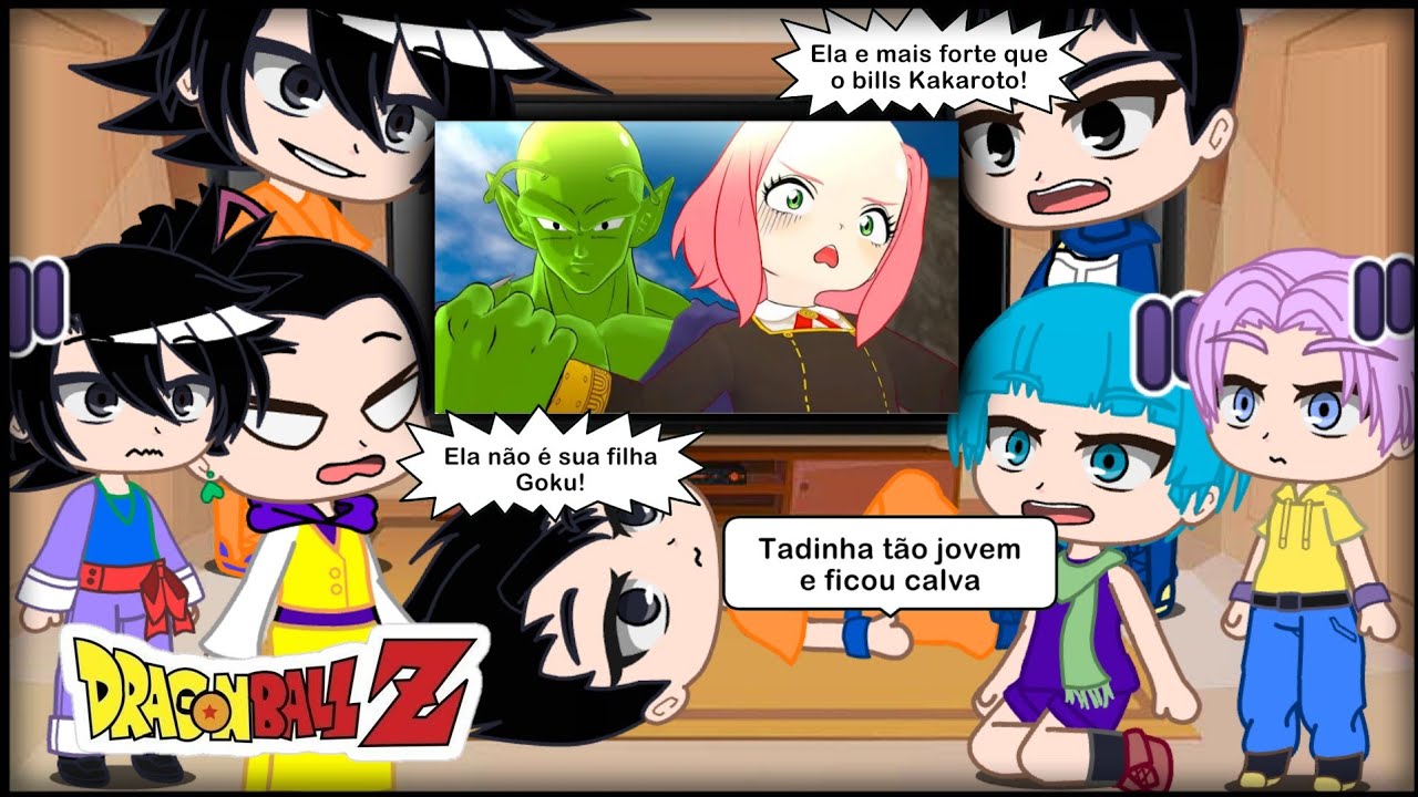 Dragon Ball React Anya Forger TREINA com o Piccolo e Son Goku No Mundo de dragon Ball Spy=Family VR