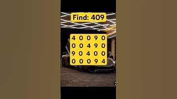 Find “409” #shorts #find #409 #puzzle #brainteaser