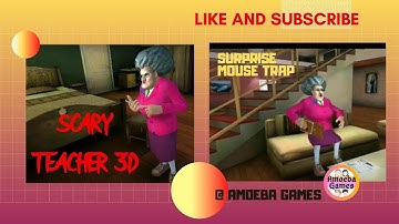 Scary Teacher 3D Surprise Mouse Trap gameplay walkthrough