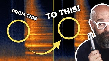 Clean Up Noisy Audio Fast Using Izotope RX Spectral De-Noise!