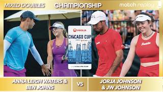 Ben Johns & Anna Leigh Waters vs Jorja Johnson & JW Johnson Championship Match at PPA Chicago Cup