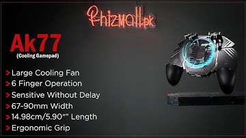 Ak77 Best Mobile Cooling Controller | 6 Finger Operation Gamepad | AK-77 Features | Cooling Rediator