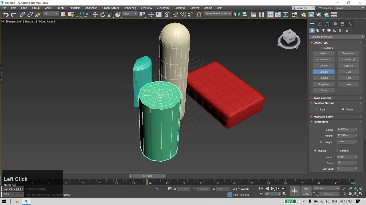 3ds max basic tutorial in hindi - #6 - YouTube
