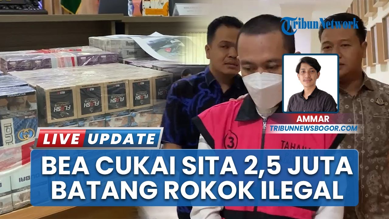 2,5 Juta Batang Rokok Ilegal di Kabupaten Bogor Disita Bea Cukai, Negara Merugi Rp1,8 Miliar