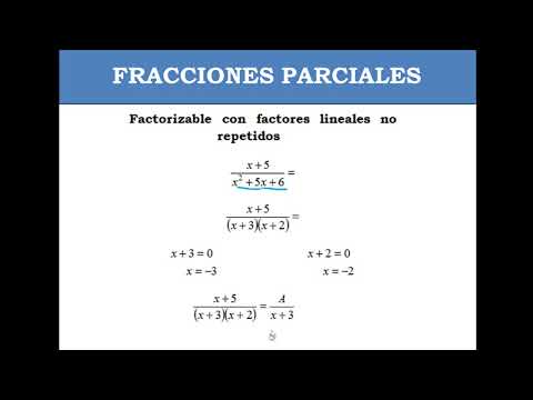 Fracciones parciales con factores lineales no repetidos Ejercicio 1 paso a paso Millermatematicas