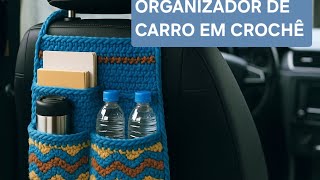 Crochet Car Organizer Tutorial #crochet #crochettutorial
