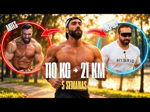 HALF MARATHON AT 242 LBS IN 5 WEEKS! From Bodybuilder to Runner