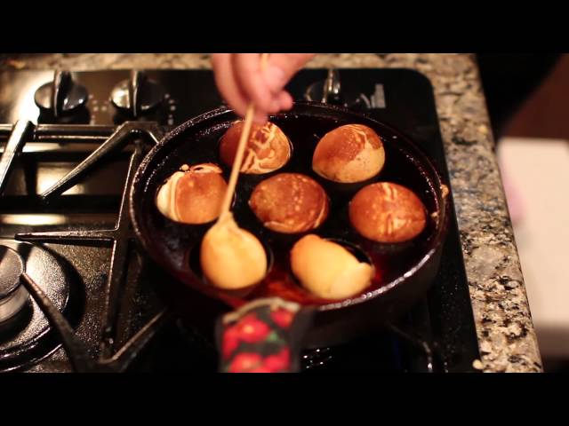 How To Use an Aebleskiver Pan the correct way 