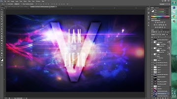 Galaxy Background- Photoshop Speed Art