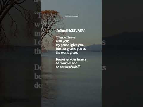 John 14:27 (NIV)
