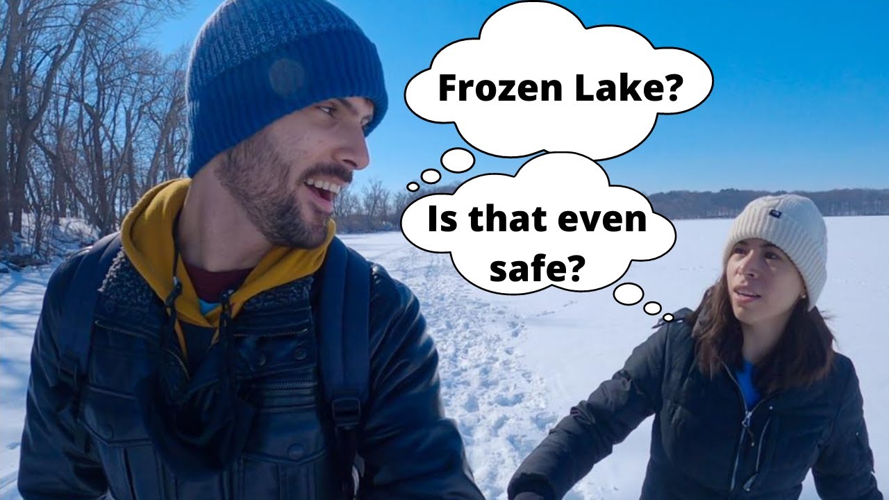 Can We Walk on a Frozen Lake? Walking from Picnic Point to Memorial Terrace in Madison Wisconsin