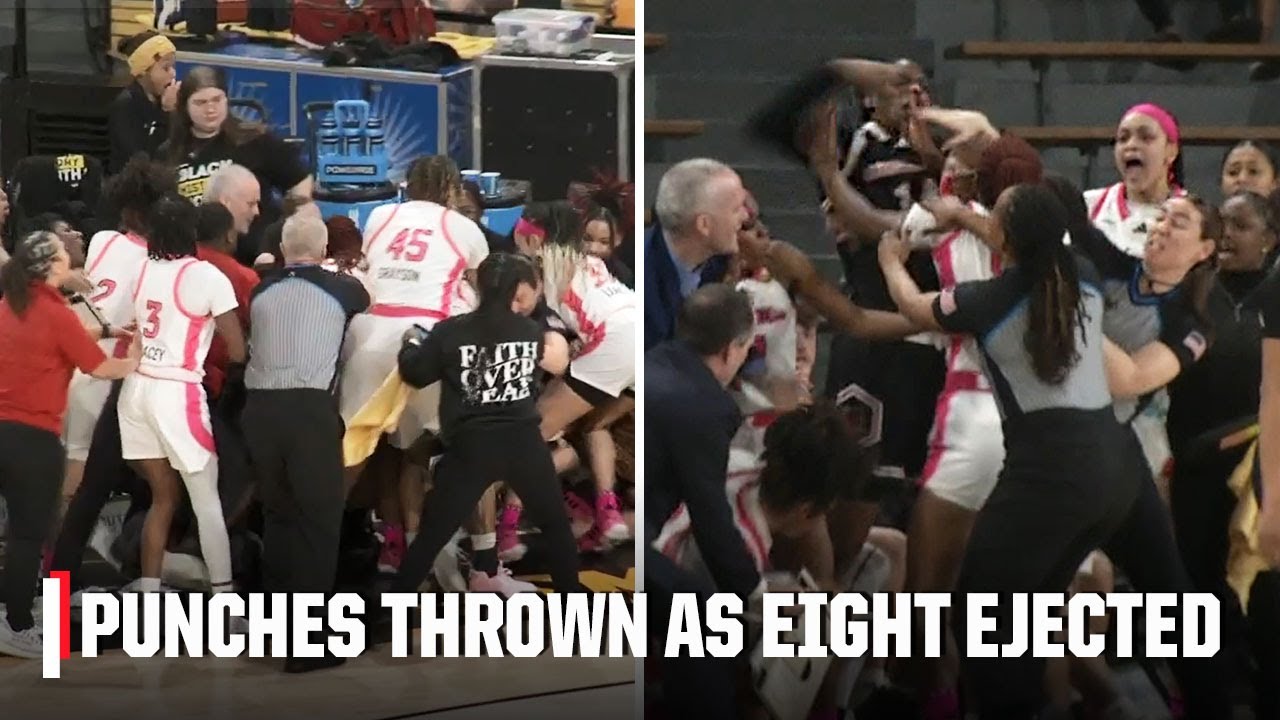 5 players, 3 fans ejected after huge melee in Arkansas StateSouthern