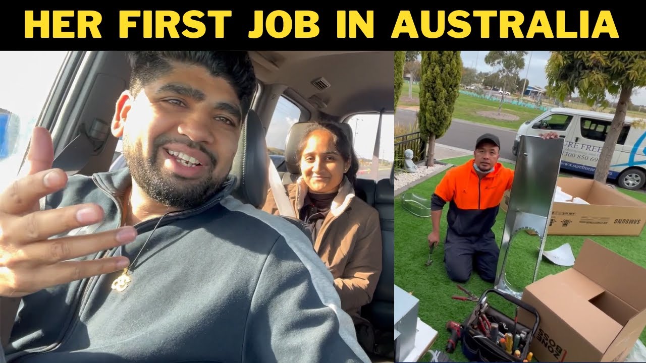 HER FIRST JOB IN AUSTRALIA INDIAN IN AUSTRALIA YouTube