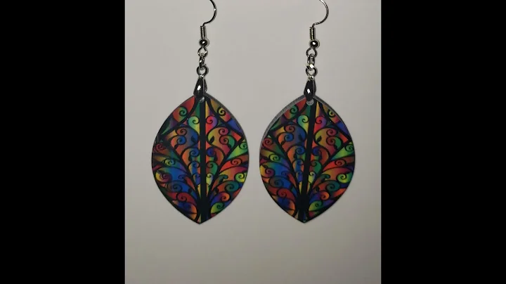 Double-sided sublimation earrings