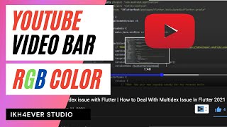 How to turn your youtube video progress bar to Rainbow Color RGB with this trick [just found it] screenshot 4
