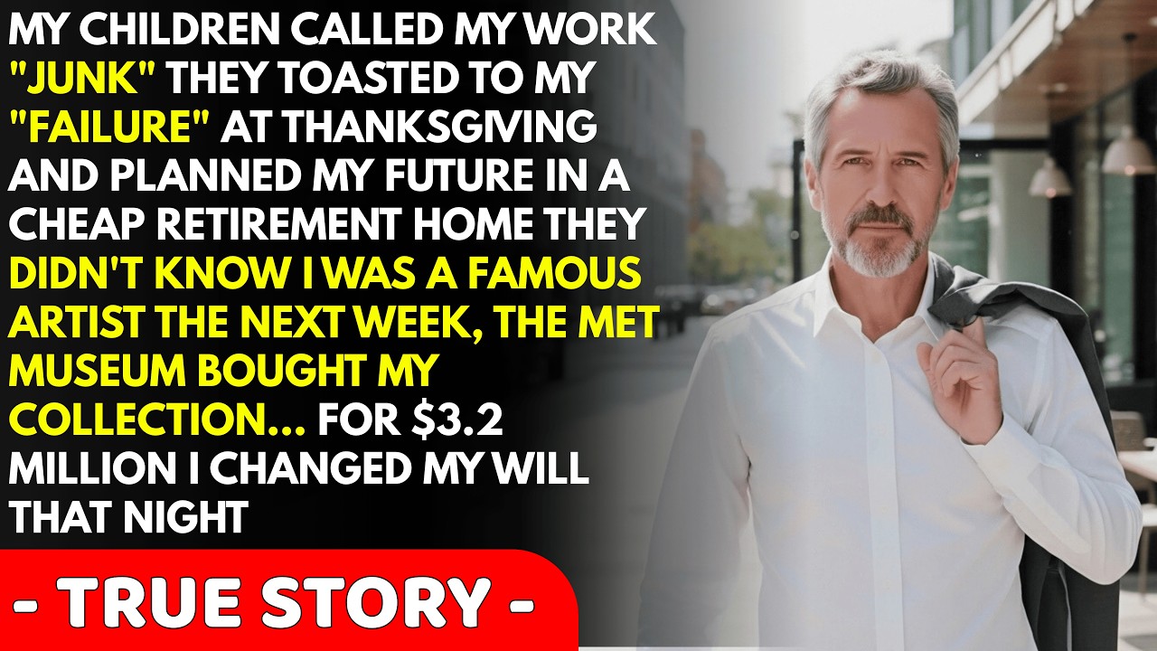 My Children Called My Art 'Junk' At Thanksgiving, I Changed My Will That Night... True Story