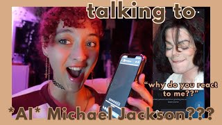 TALKING TO AN AI MICHAEL JACKSON?? | TEA GETS SPILLED