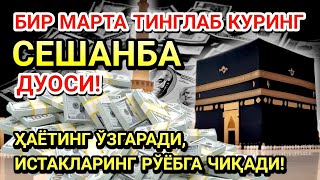 видео: 🤲СЕШАНБА КУНИ ПАЙҒАМБАР МУҲАММАД ﷺ ДУОСИ! АЖОЙИБ БАРАКА, ОМОНЛИК, БОЙЛИК ВА МУВАФФАҚИЯТ ОЛАСИЗ картинка: 🤲СЕШАНБА КУНИ ПАЙҒАМБАР МУҲАММАД ﷺ ДУОСИ! АЖОЙИБ БАРАКА, ОМОНЛИК, БОЙЛИК ВА МУВАФФАҚИЯТ ОЛАСИЗ