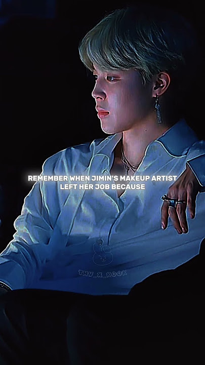 remember when jimin's makeup artist left her job because... #bts#btsedits#memes#jimin#love#fyp