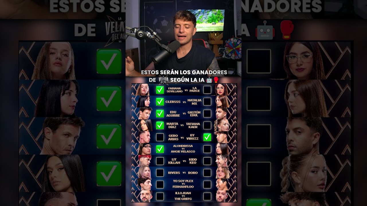 Acertará la IA los ganadores de La Velada? 😳🥊 #shorts #laveladadelaño6
