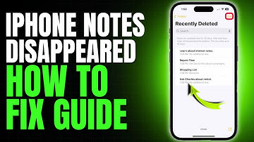 iPhone Notes Disappeared? EASY How to Fix