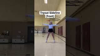 2023-24 Tryout Sideline