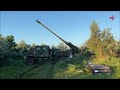 Bogdana ukrainians made 155mm self propelled howitzer firing on snake island ukraine
