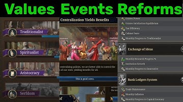 Which Societal Value has the Best Values, Events And Reforms? | EU5 Part 1