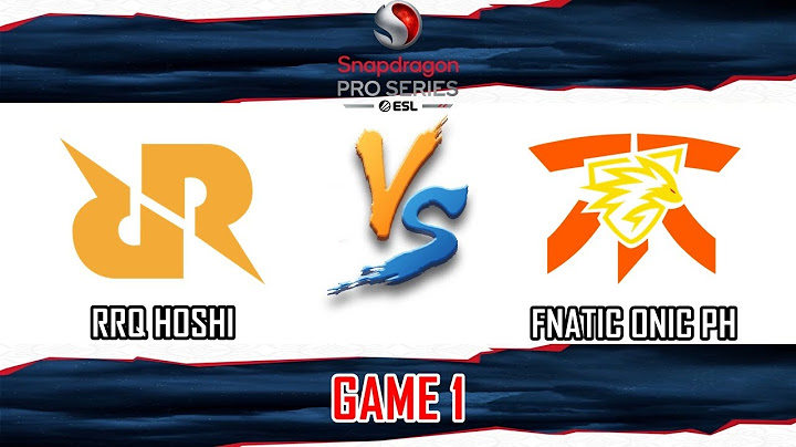 RRQ HOSHI VS FNATIC ONIC PH - GAME 1 | SNAPDRAGON PRO SERIES SEASON 6 | RRQ VS FNOP  [EN]
