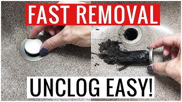 How to Remove DRAIN STOPPER POP UP!!  (Unclog Cleaning Hacks) | Andrea Jean Cleaning