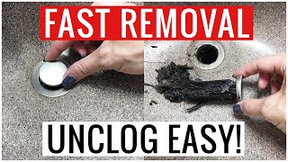 How to Remove DRAIN STOPPER POP UP!!  (Unclog Cleaning Hacks) | Andrea Jean Cleaning