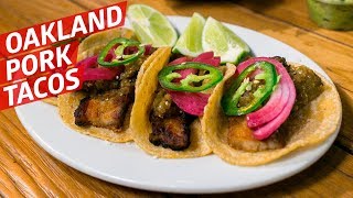 The Oakland Pork Belly Tacos with French and Chinese Influence — Cooking in America