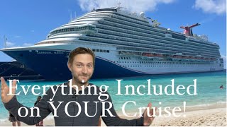 Everything FREE on the Carnival Magic! (Also Carnival Dream & Carnival Breeze!)