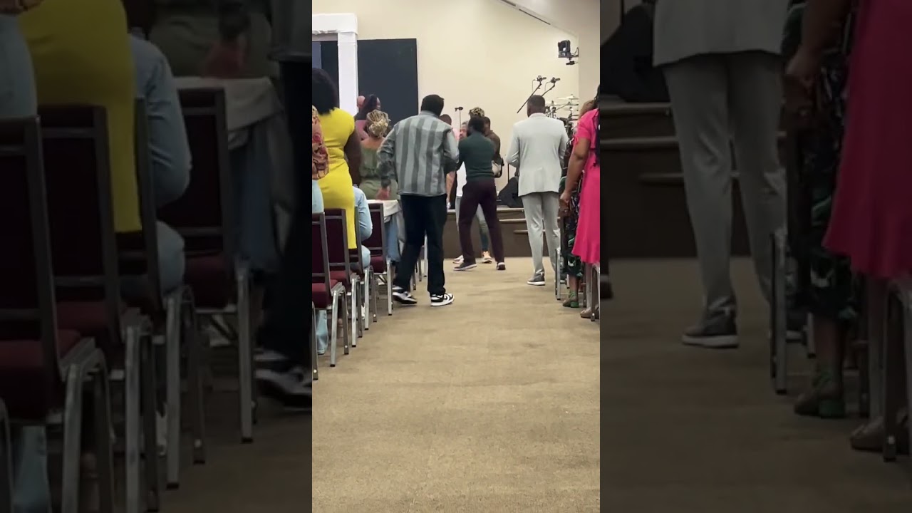 I got filmed praising the Lord lol 