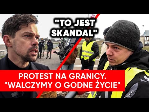 Protest na granicy "to katastrofa". Kołodziejczak: To jest skandal