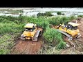 The Ultimate Land Clearing Brush And Cutting Leveling Land By SHANTUI Bulldozer Skills operator