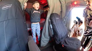 I Took My Son on a Trucking Adventure \& Surprised him w\/ Faze Rug!