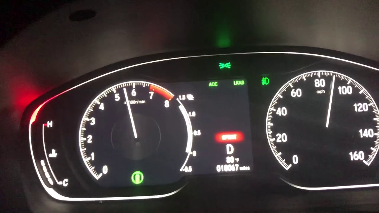 2018 Honda Accord Sport 2.0T accelerates 55-110mph - YouTube
