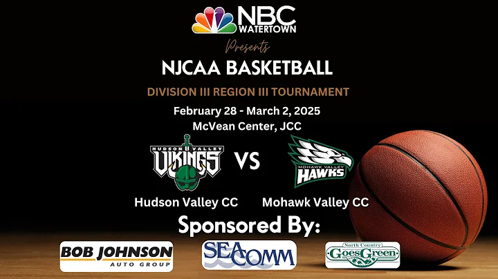 NJCAA Regional Tournament Quarterfinal - HVCC v MVCC | NBC Watertown Basketball 24/25